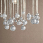Aubrey Modern Crystal Ball Pendant Lamp - SilverBlushlighting