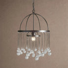 Aubrey Modern Crystal Ball Pendant Lamp - SilverBlushlighting