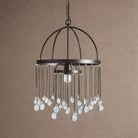Aubrey Modern Crystal Ball Pendant Lamp - SilverBlushlighting