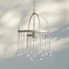 Aubrey Modern Crystal Ball Pendant Lamp - SilverBlushlighting