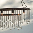 Aubrey Rectangular Chandelier 47''60'' - 60‘’SilverBlushlighting