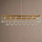 Aubrey Rectangular Chandelier 47''60'' - 60‘’BrassBlushlighting