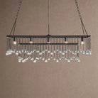 Aubrey Rectangular Chandelier 47''60'' - 47‘’BronzeBlushlighting