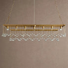 Aubrey Rectangular Chandelier 47''60'' - 47‘’BrassBlushlighting