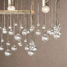 Aubrey Rectangular Chandelier 47''60'' - 47‘’SilverBlushlighting