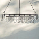 Aubrey Rectangular Chandelier 47''60'' - 60‘’SilverBlushlighting
