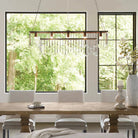 Aubrey Rectangular Chandelier 47''60'' - Blushlighting