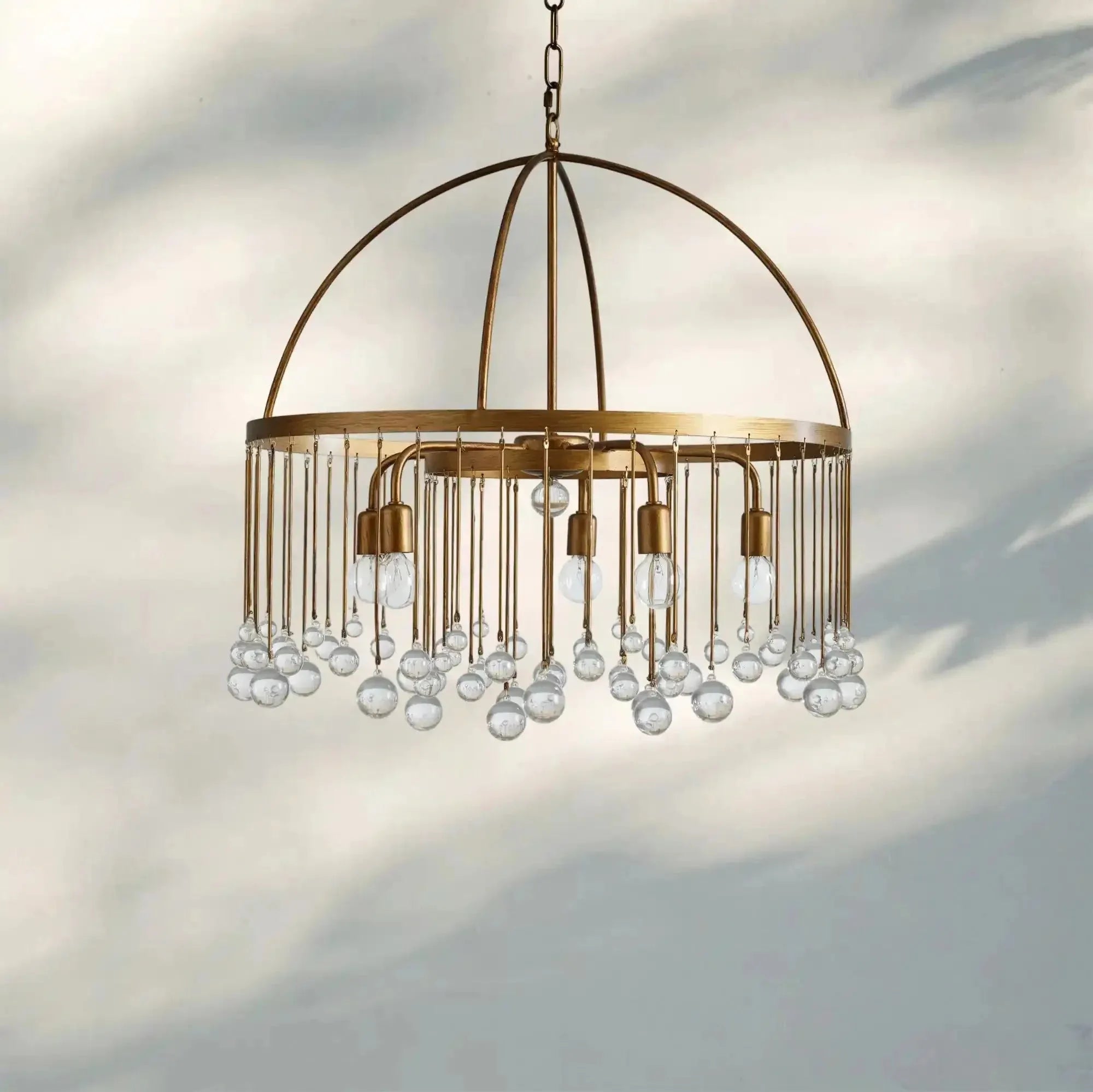 Aubrey Round Chandelier - Blushlighting