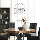 Aubrey Round Chandelier - 2 - Tier 5 - LightBrassBlushlighting
