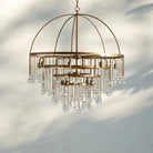 Aubrey Round Chandelier - 2 - Tier 5 - LightSilverBlushlighting