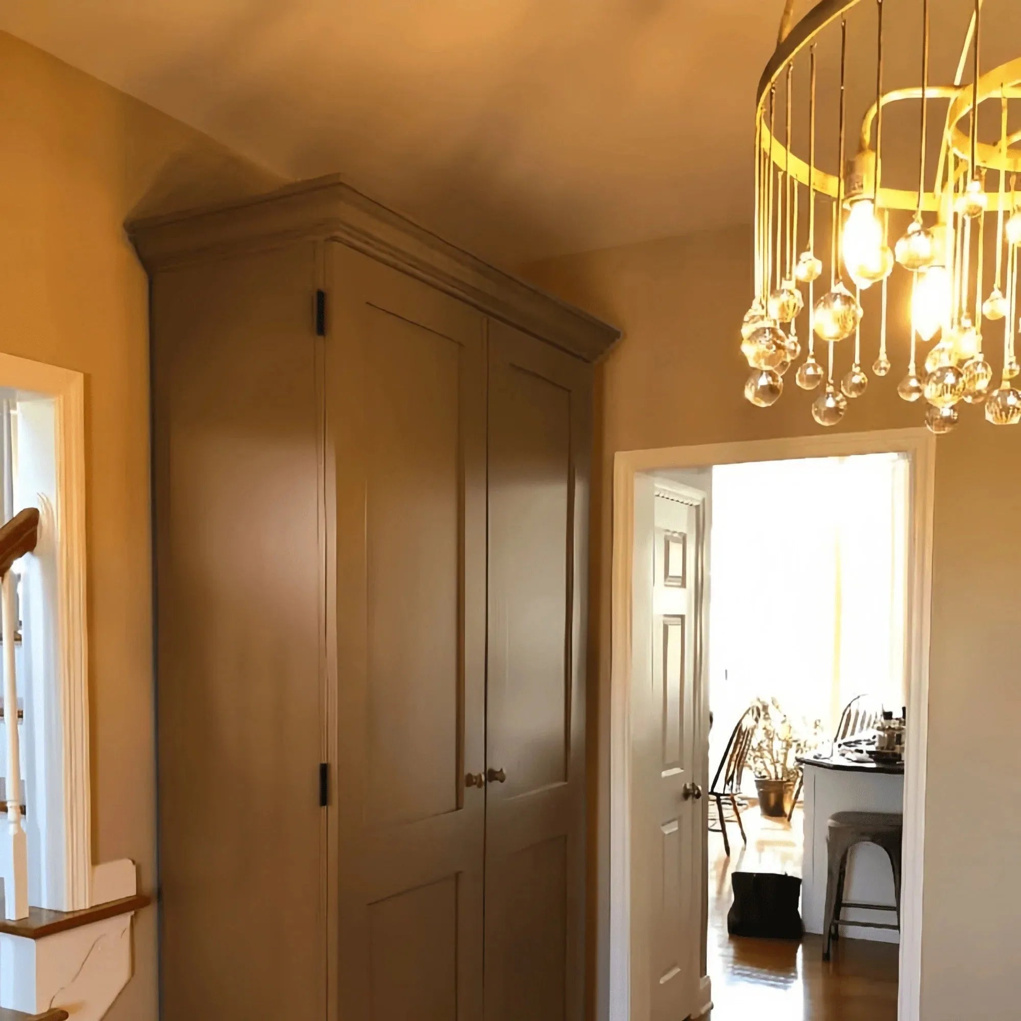 Aubrey Round Chandelier - 4 - Tier 8 - LightBronzeBlushlighting