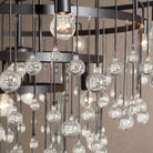 Aubrey Round Chandelier - 4-Tier 8-LightSilverBlushlighting