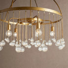 Aubrey Round Chandelier - 4-Tier 8-LightSilverBlushlighting