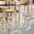 Aubrey Round Chandelier - 2 - Tier 5 - LightSilverBlushlighting