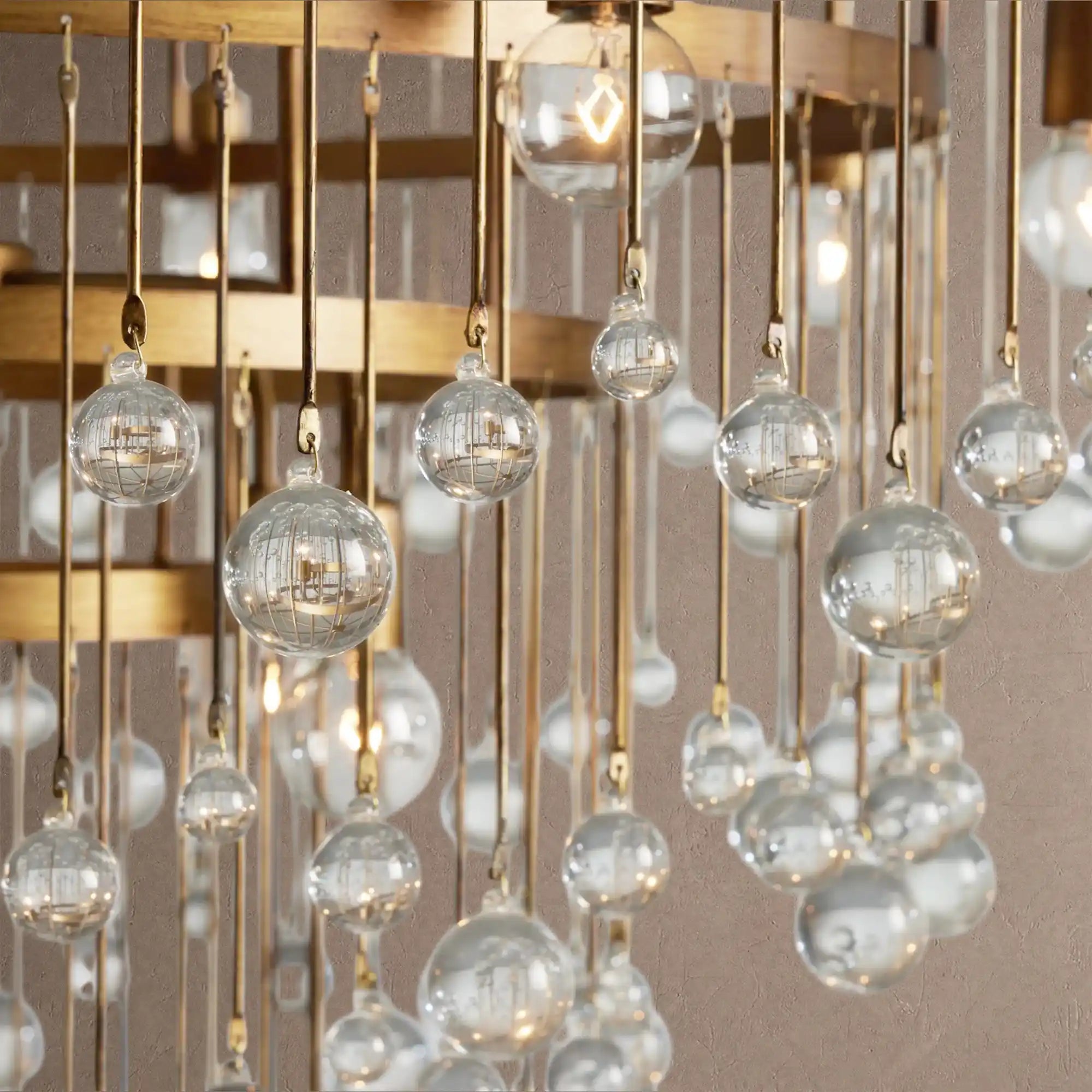 Aubrey Round Chandelier - 4-Tier 8-LightSilverBlushlighting