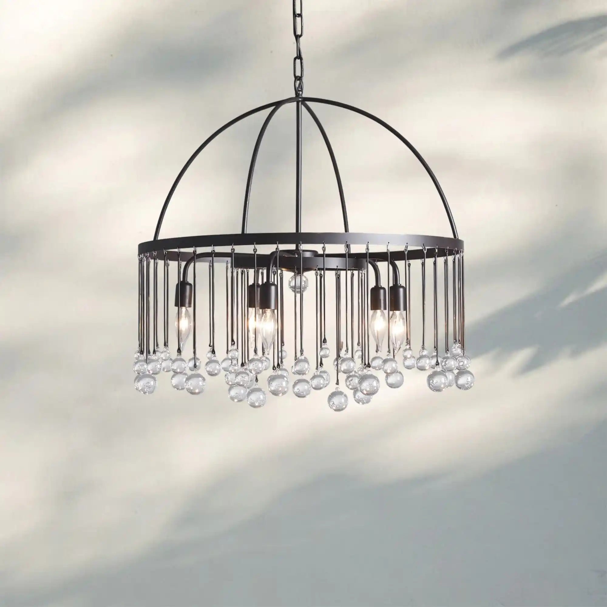 Aubrey Round Chandelier - Blushlighting