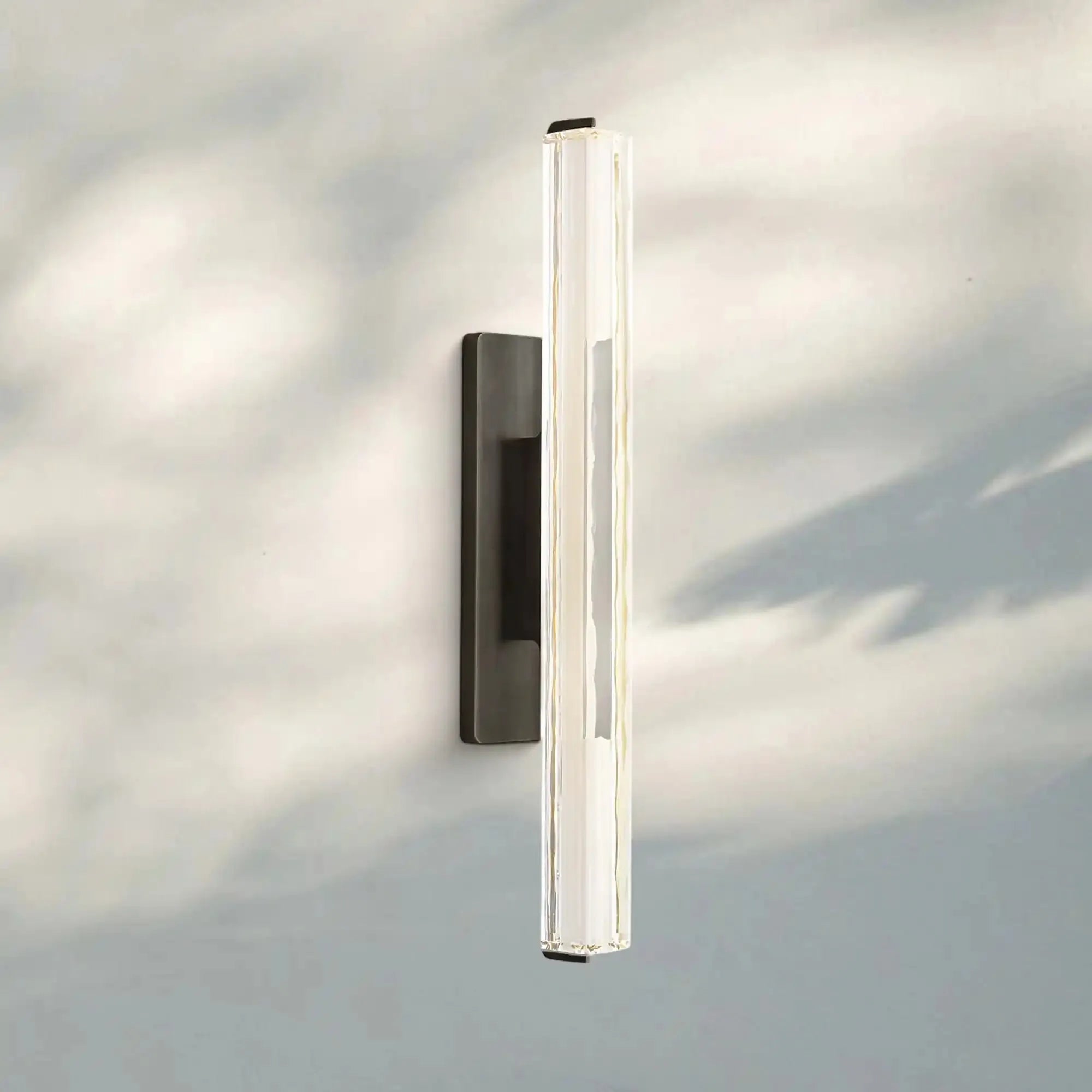 Auburn Crystal Single Wall Sconce - 15''BronzeBlushlighting