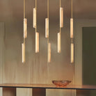 Auduban Alabaster Linear Chandelier 54''-
