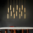 Auduban Alabaster Linear Chandelier 54''-