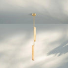 Auduban Alabaster Pendant Light-Lacquered Burnished Brass-
