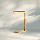 Auduban Alabaster Task Table Lamp-Lacquered Burnished Brass-