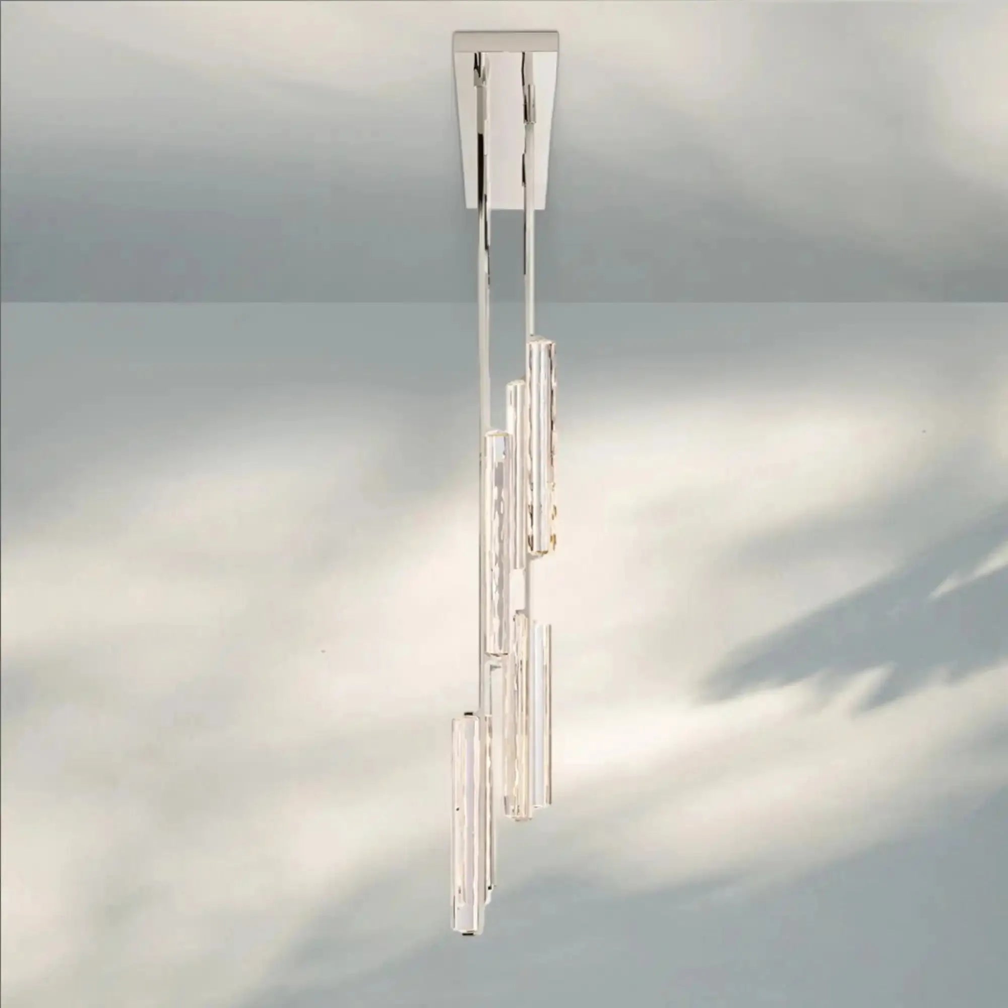 Auduban Crystal Linear Chandelier 54‘’-