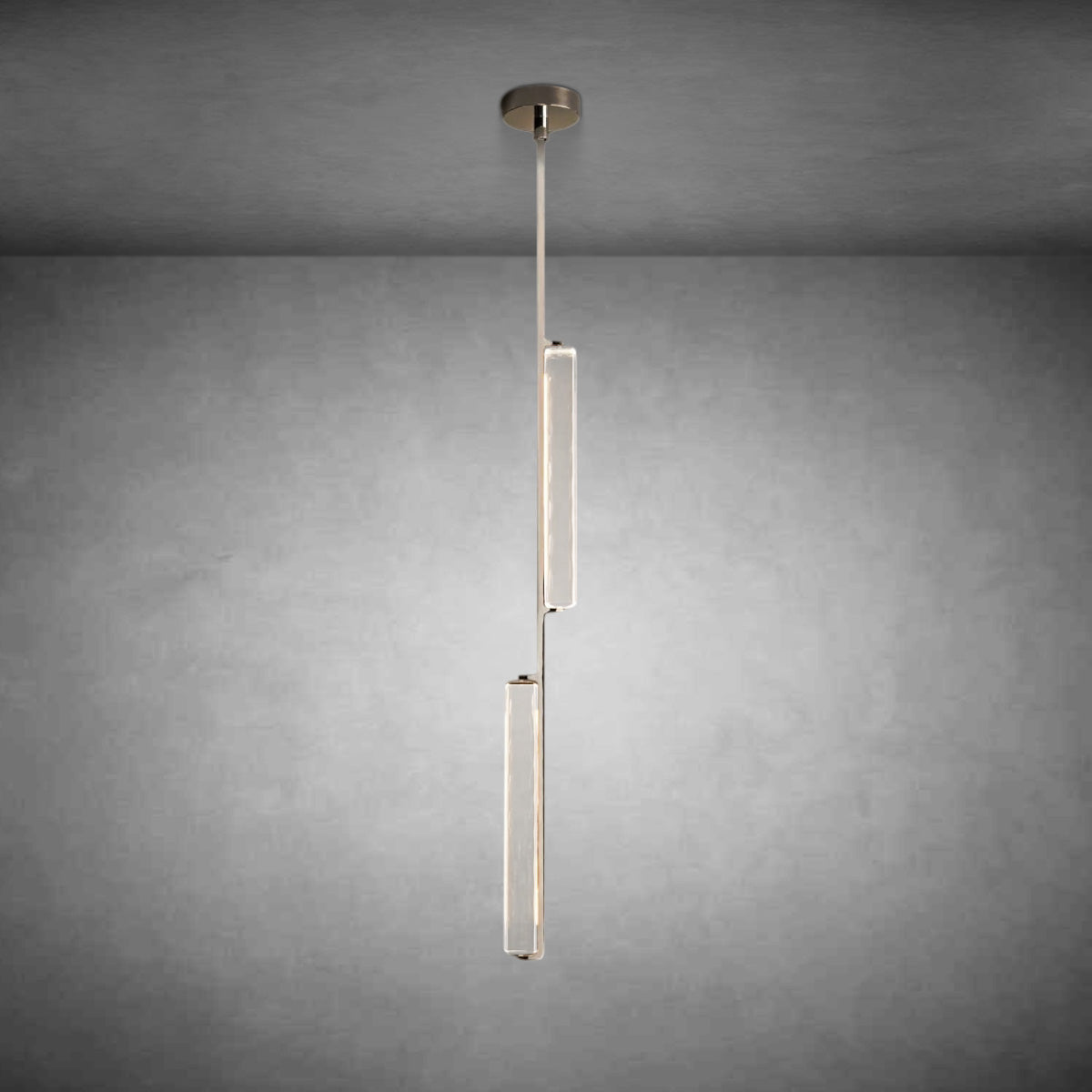 Auduban Crystal Pendant - Lacquered Burnished BrassBlushlighting
