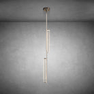 Auduban Crystal Pendant - Lacquered Burnished BrassBlushlighting