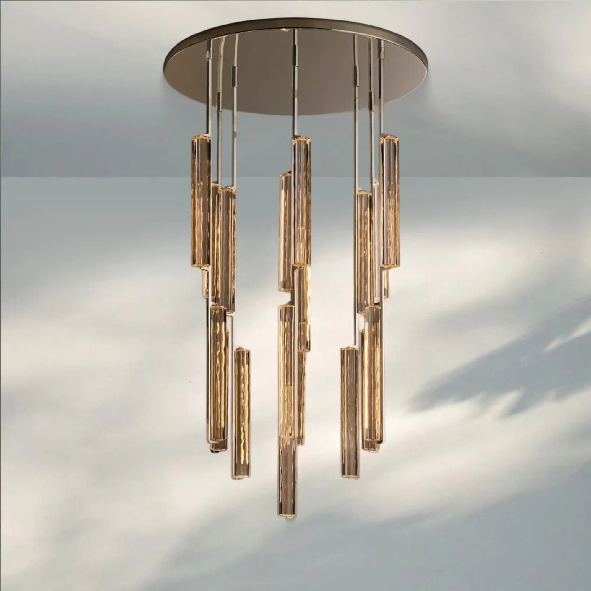 Auduban Crystal Round Chandelier 24‘’ 40‘’ 56‘’-