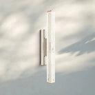 Auduban Crystal Single Wall Sconce-19''-Nickel-