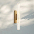 Auduban Crystal Single Wall Sconce-25''-Brass-