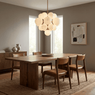 Aurelia Alabaster Cluster Chandelier - ∅ 27.1″ x H 24.8″Brass & WhiteBlushlighting