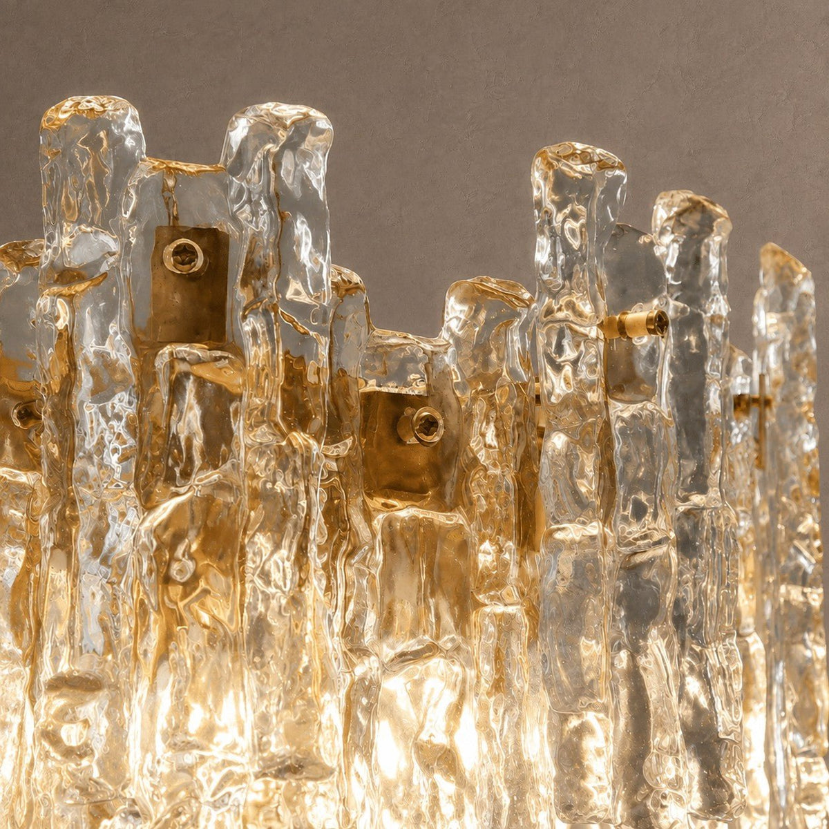 Aureline Tiered Wall Sconce - ClearBlushlighting