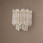 Aureline Tiered Wall Sconce - ClearBlushlighting