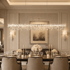 Aureola Round Crystal Chandelier - Ø24.8" × H6.3" (Ø63 × H16 cm)Blushlighting