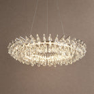 Aureola Round Crystal Chandelier - Ø39.4" × H6.3" (Ø100 × H16 cm)Blushlighting