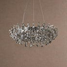 Aureola Round Crystal Chandelier - Ø24.8" × H6.3" (Ø63 × H16 cm)Blushlighting