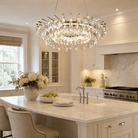 Aureola Round Crystal Chandelier - Ø24.8" × H6.3" (Ø63 × H16 cm)Blushlighting