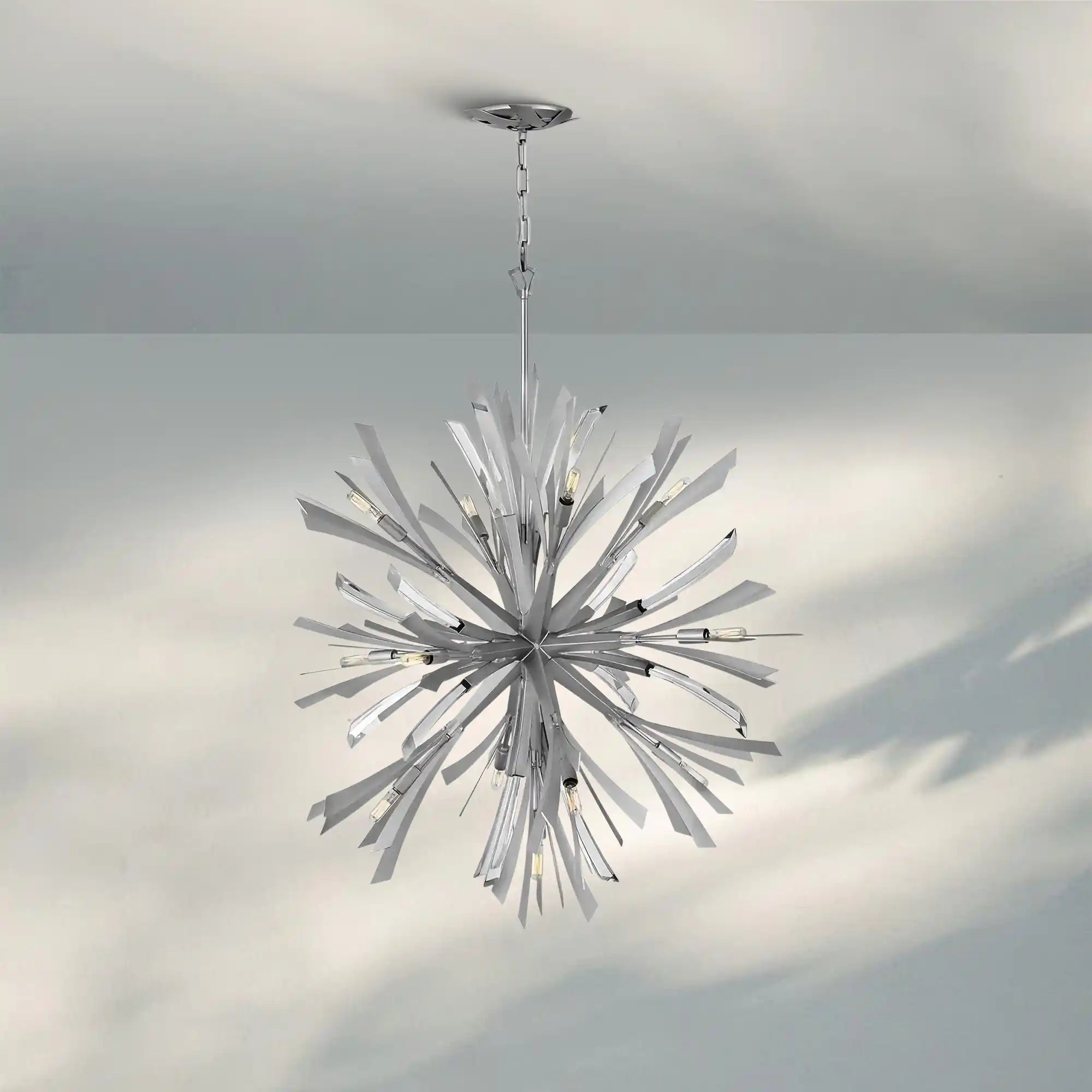 Aurora Large Orb Chandelier - Blushlighting