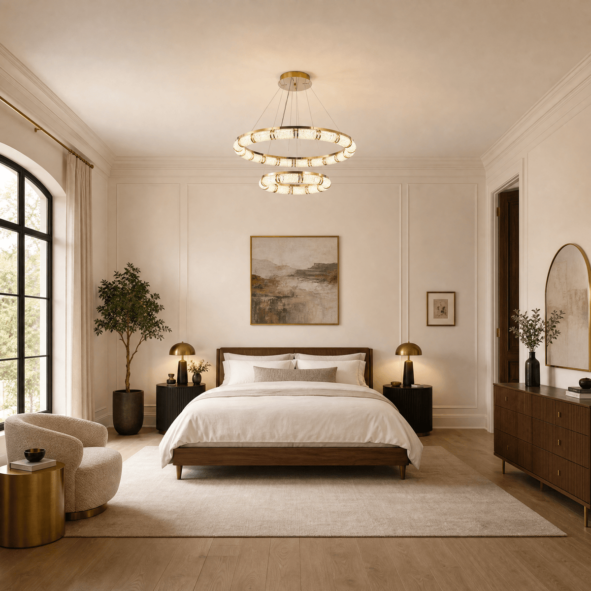 Aurora Smart Trio Chandelier - Blushlighting