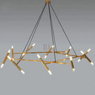 AURUM MODERN BRANCH CHANDELIER 23.6" 31.5" 39.4" 47.2"D - Ø 80 cm (31.5") × H 27 cm (10.6")Blushlighting
