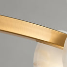 Austen Alabaster Chandelier - 6 heads D 60cm x H 15cm / ∅ 23.6″ x H 5.9″Brass＆WhiteBlushlighting