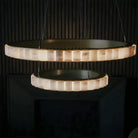 Avalon Alabaster Round Chandelier - 31.5″Dia x 59″HCopperWarm WhiteBlushlighting