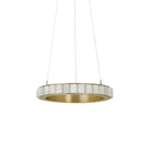 Avalon Alabaster Round Chandelier - 15.7″Dia x 59″HCopperWarm WhiteBlushlighting