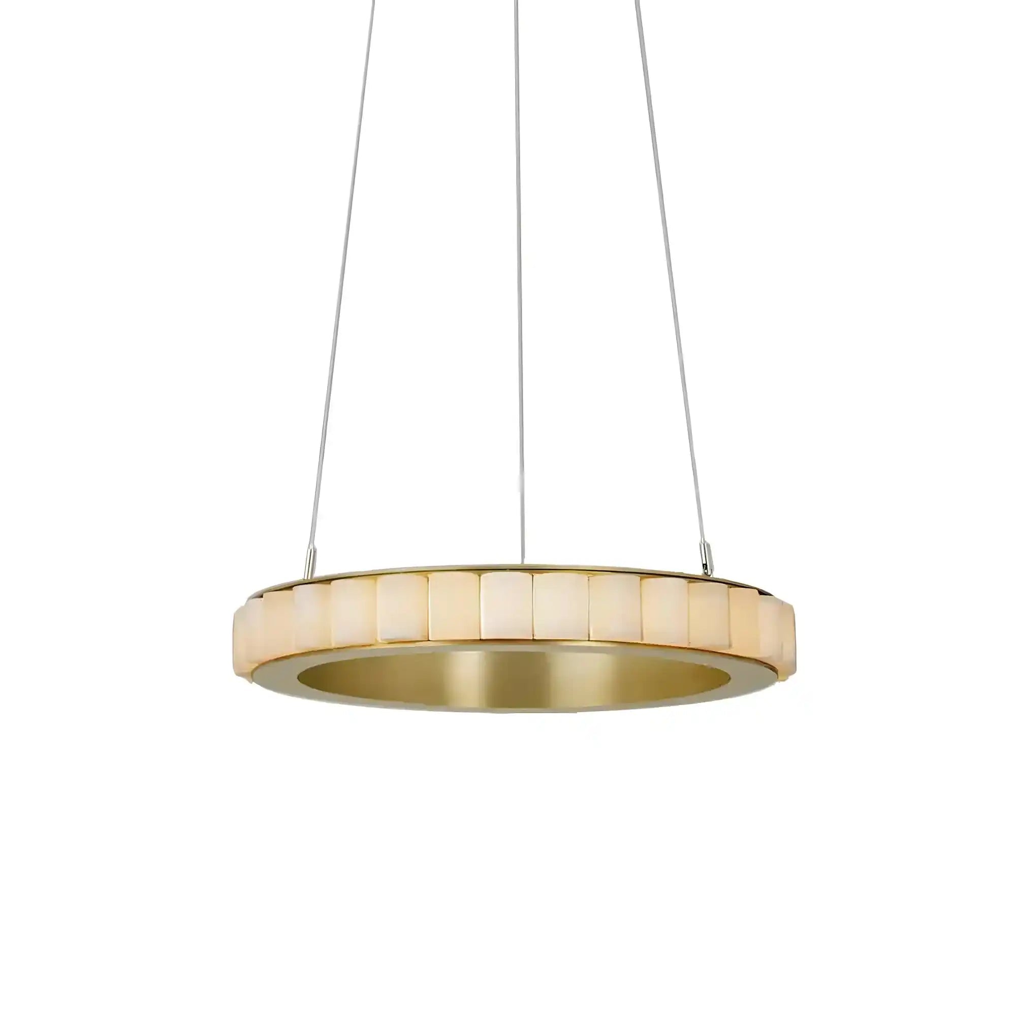 Avalon Alabaster Round Chandelier - 31.5″Dia x 59″HBlackWarm WhiteBlushlighting