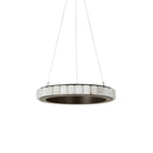 Avalon Alabaster Round Chandelier - 15.7″Dia x 59″HBlackWarm WhiteBlushlighting