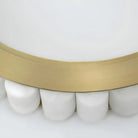 Avalon Alabaster Round Chandelier - 23.6″Dia x 59″HBlackWarm WhiteBlushlighting