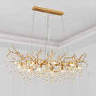 Avis Clear Crystal Branch Chandelier - Ineffable Lighting