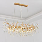 Avis Clear Crystal Branch Chandelier - Ineffable Lighting