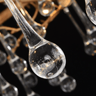 Avis Clear Crystal Ring Branch Chandelier - 23.62" diamBlushlighting